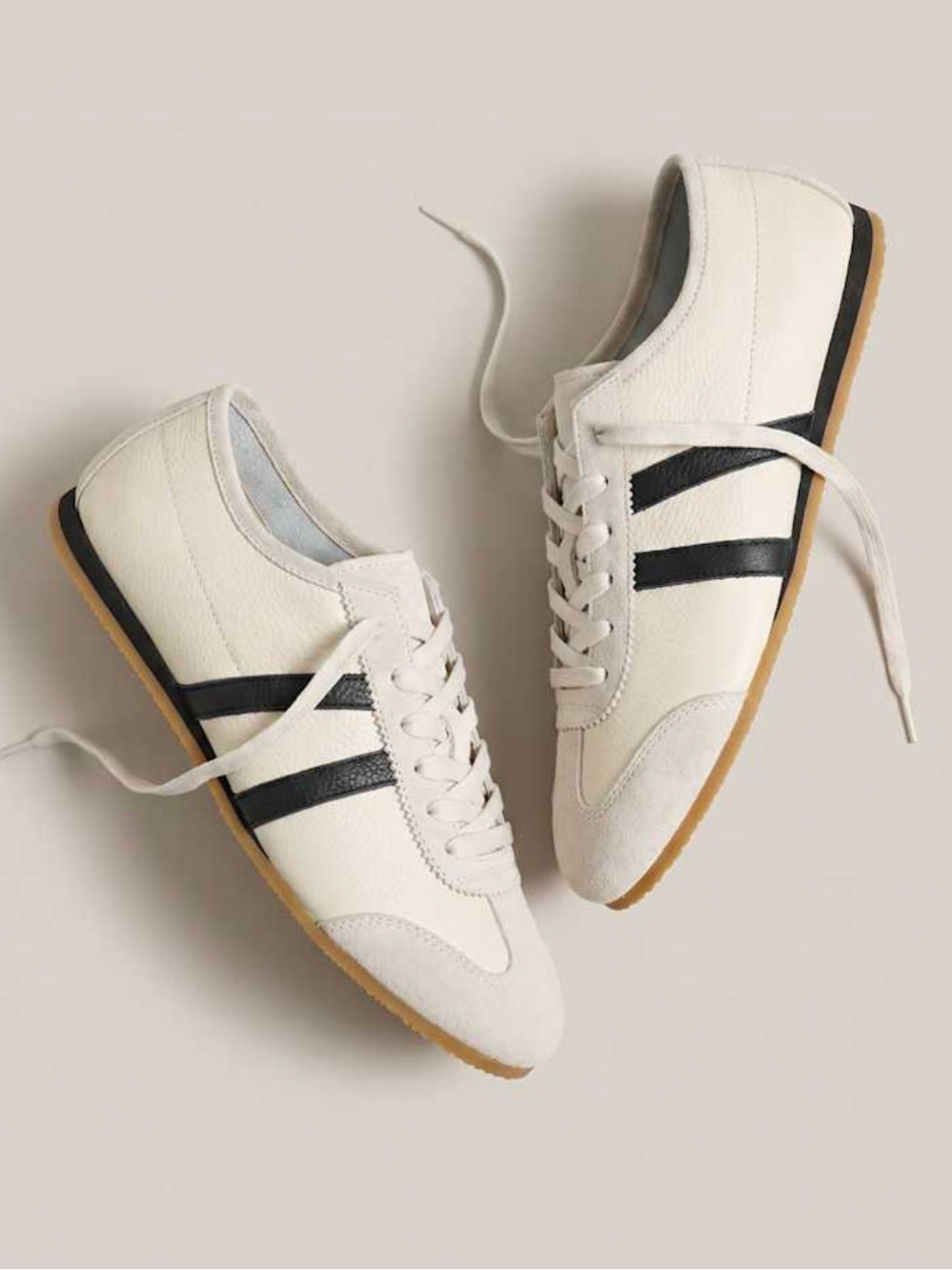 Quince Italian Leather & Suede Low Profile Sneaker